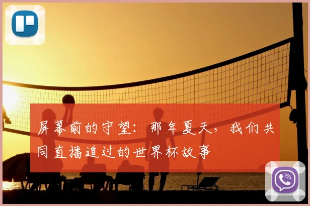 屏幕前的守望:那年夏天,我们共同直播追过的世界杯故事