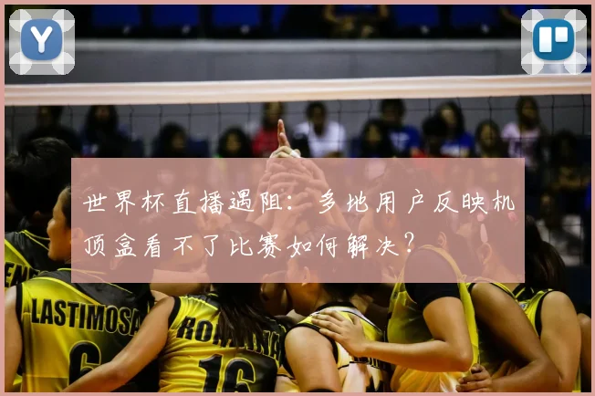 世界杯直播遇阻：多地用户反映机顶盒看不了比赛如何解决？